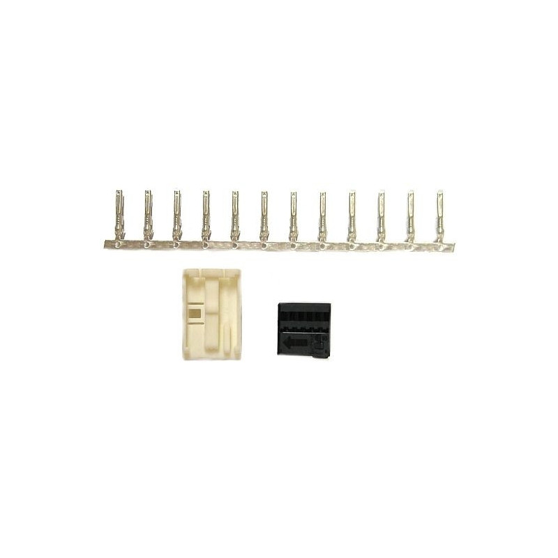 Obudowa złącza - wtyk Quadlock czarny 12 pinów