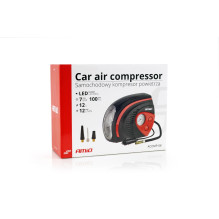 Kompresor samochodowy pompka 12V LED ACOMP-08 AMIO-02182