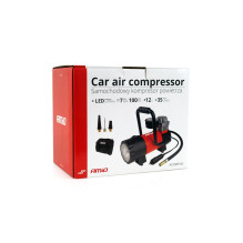 Kompresor samochodowy pompka 12V LED ACOMP-06 AMIO-02180