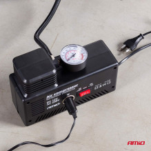 Kompresor samochodowy pompka 12V 230V ACOMP-13 AMIO-02188