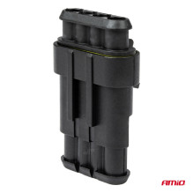 Kostka wtyk złącze hermetyczne superseal 4 PIN AMIO-03520 Kostka wtyk złącze hermetyczne superseal 4 PIN AMIO-03520