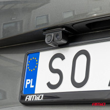 Kamera cofania z czujnikiem parkowania 2w1 720p 12V HD-601 AMIO-03540