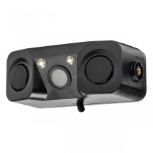 Kamera cofania z czujnikami parkowania 2w1 HD-602 LED 12V AMIO-03541