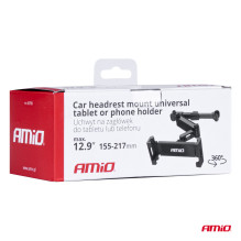 Uchwyt do samochodu na tablet telefon zagłówek AMIO-03799 Uchwyt do samochodu na tablet telefon zagłówek AMIO-03799