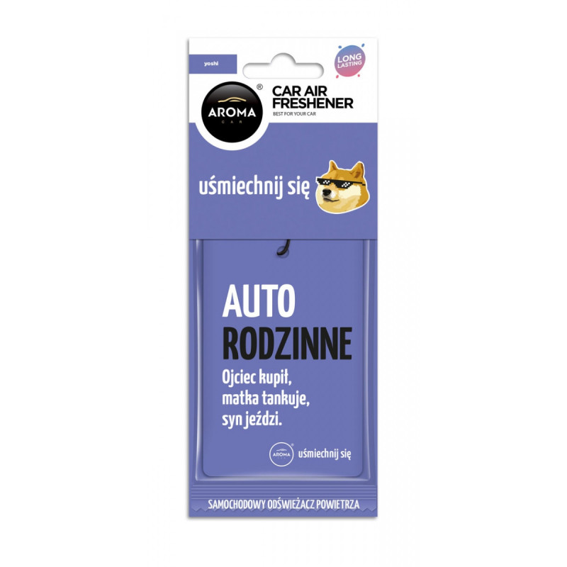 Odświeżacz powietrza AROMA CAR LETS SMILE Yoshi