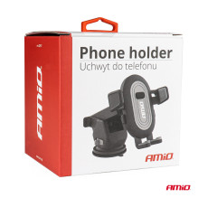 Uchwyt na telefon do samochodu z przyssawką HOLD-18 AMIO-02917 Uchwyt na telefon do samochodu z przyssawką HOLD-18 AMIO-02917