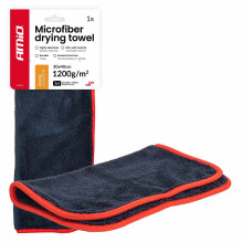 Double-sided car drying towel 1200gsm 30x40cm AMIO-04491