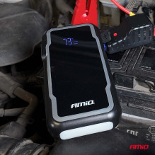 Jump starter 3in1 booster powerbank LED flashlight 12V 12Ah 1600A AMIO-04678