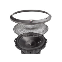„Rockford Fosgate P3D4-12“ – žemų dažnių garsiakalbis, 12 colių – 30 cm skersmuo, 600 vatų RMS galia, 2x4 omai