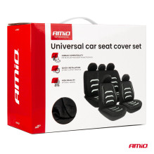 Universal car seat covers, front and rear, set SC24 AMIO-04624
