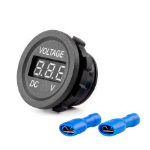 Dodatkowy woltomierz cyfrowy do zabudowy 12V 24V MOD-02 AMIO-02852 Dodatkowy woltomierz cyfrowy do zabudowy 12V 24V MOD-02 AMIO-02852