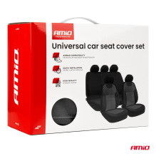 Universal car seat covers, front and rear, set SC15 AMIO-04615