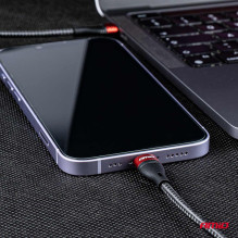 Kabel UC-19 USB-C + Lightning iphone 200 cm FullLINK AMIO-02931 Kabel UC-19 USB-C + Lightning iphone 200 cm FullLINK AMIO-02931