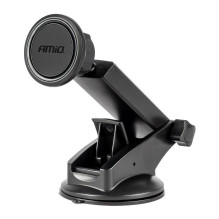 Uchwyt samochodowy magnetyczny do telefonu na szybę z przyssawką regulowany 360° AMIO-04145 Uchwyt samochodowy magnetyczny do telefonu na szybę z przyssawką regulowany 360° AMIO-04145