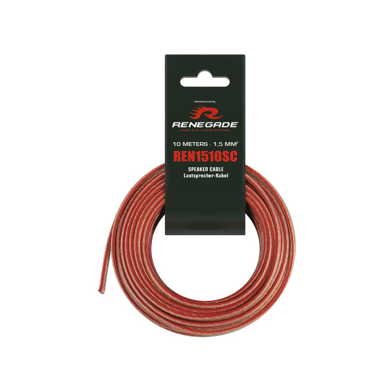 Renegade REN1510SC - speaker cable, cross-section 2x1.5 mm2, length 10 m