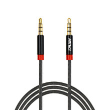 Kabel AUX MINI JACK 3,5mm oplot 100cm AMIO-03269 Kabel AUX MINI JACK 3,5mm oplot 100cm AMIO-03269