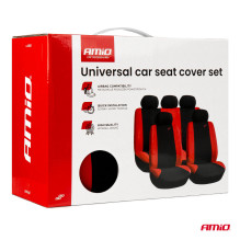 Universal car seat covers, front and rear, set SC05 AMIO-04605