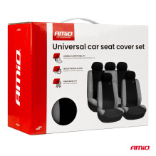 Universal car seat covers, front and rear, set SC04 AMIO-04604