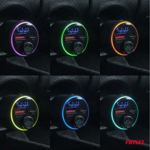 Car FM Transmitter 1×USB-A 1×USB-C 12V 24V AMIO-04655