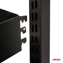 Display with shelves and hooks AMIO-04803