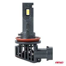 LED automobilių lemputės F25 SIDABRINĖS FULL CANBUS 62W H8 H9 H11 H16 12V 24V AMIO-04705