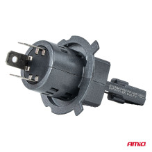 LED automobilių lemputės F25 SIDABRINĖS FULL CANBUS 58W H4 H19 12V 24V AMIO-04703