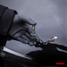 LED automobilių lemputės F25 SIDABRINĖS FULL CANBUS 54W H1 12V 24V AMIO-04701