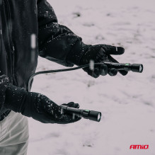 Rechargeable neck inspection lamp 2xP50 1000mAh (BATT) AMIO-04671