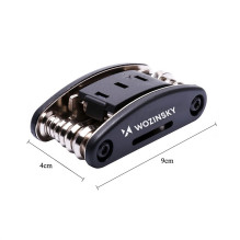 Wozinsky WWZ-01N 16-in-1 Multifunctional Bicycle Repair Tool Set - Black