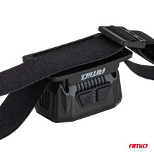 Įkraunamas priekinis žibintas su judesio jutikliu XPG+COB 1000mAh (BATT) AMIO-04663