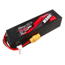 „Gens Ace G-Tech“ 8500mAh 14,8 V 60C 4S1P Lipo akumuliatorių blokas, pagamintas iš kompiuterio korpuso su XT90 kištuku.