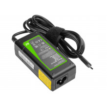 Įkroviklis / Kintamosios srovės adapteris / Maitinimo šaltinis Green Cell USB-C 45 W nešiojamiesiems kompiuteriams, plan...