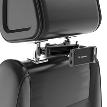 RETURNED ITEM Wozinsky adjustable headrest holder for tablet or phone black (WTHBK3)