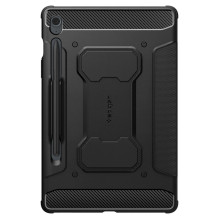 „Spigen Rugged Armor Pro“ dėklas, skirtas „Samsung Galaxy Tab S9 FE 10.9'' X510 / X516B“ - juodas