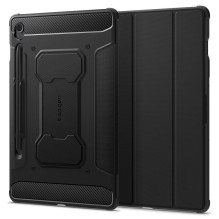 „Spigen Rugged Armor Pro“ dėklas, skirtas „Samsung Galaxy Tab S9 FE 10.9'' X510 / X516B“ - juodas