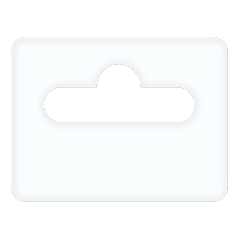 Euro pendant 35mm x 47mm with rubber glue 1000 pcs / roll (0.35 foil)