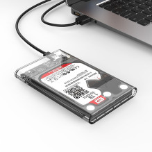Orico 2139C3 2,5 colio HDD / SSD USB-C 5Gb / s disko įrenginys – skaidrus