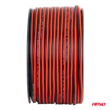 Two-core speaker cable CCA 2x0.75mm2 100m 3.75A AMIO-04457