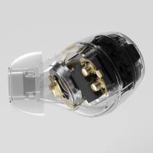 QCY ArcBuds į ausis įdedamos ausinės su ANC IPX5 Bluetooth 5.3 - juodos