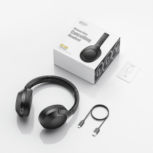 QCY H3 Lite Over-Ear Headphones with ANC Bluetooth 5.3 - Black