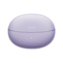 OWS QCY Crossky C30 ausinės su spaustuku, IPX4, „Bluetooth 5.4“ – violetinės