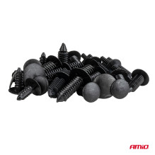 Set of small car clips and pins 146 pcs AMIO-04735
