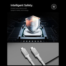 Spigen Essential EB10015CC USB-C / USB-C 100W 150cm Cable - White