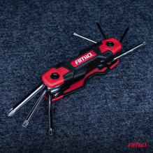 Sulankstomi TORX raktai, 8 vnt. CRV AMIO-04789