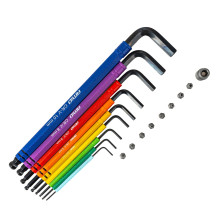 HEX Allen keys with ball and IMBUS bit set 18 pcs CRV AMIO-04787