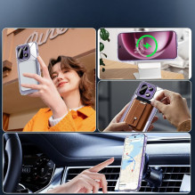 „Tech-Protect Flexair Hybrid MagSafe“ dėklas, skirtas „OnePlus 15“ – skaidrus