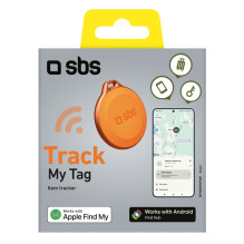 SBS Track My Tag universal tracker - orange