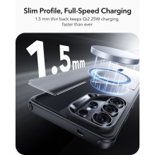 ESR klasikinis hibridinis „MagSafe“ dėklas, skirtas „Samsung Galaxy S26 Ultra“ – juodas