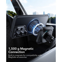 ESR klasikinis hibridinis „MagSafe“ dėklas, skirtas „Samsung Galaxy S26 Ultra“ – juodas