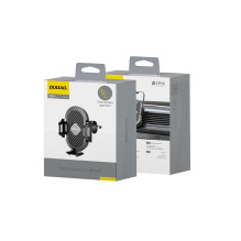 „Dudao F2+“ išmaniojo telefono laikiklis oro išleidimo angai su spaustuku – juodas